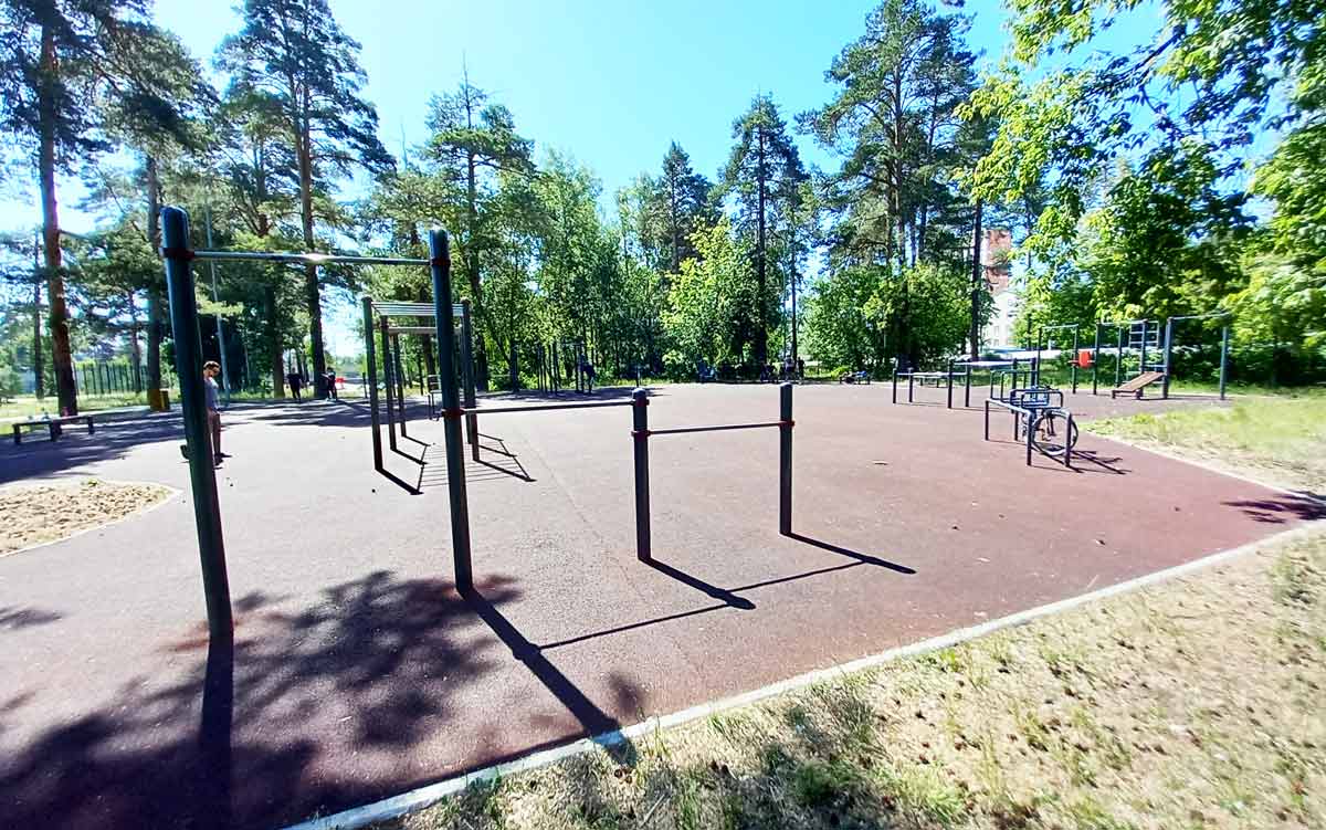 Спортивная площадка в Парке Урицкого Казань